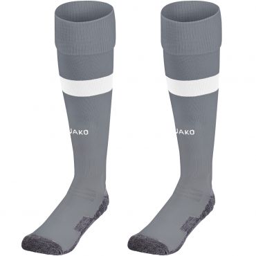 JAKO Chaussettes Boca Gris Blanc