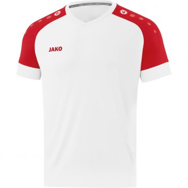 JAKO Maillot Champ 2.0 MC 4220 Blanc Rouge