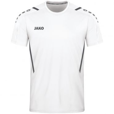 JAKO Maillot Challenge 4221 Blanc - Antrachite 