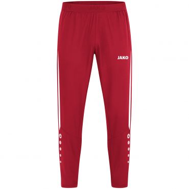 JAKO Pantalon de Loisir Power 6523 Rouge Blanc