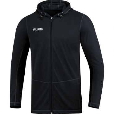 JAKO Veste à Capuchon Run 2.0 Noir