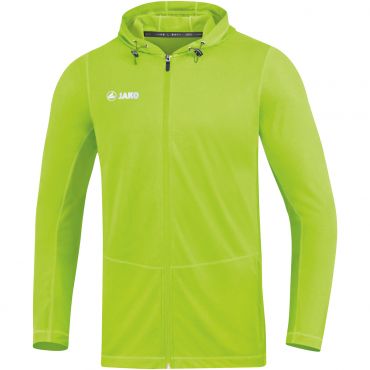 JAKO Veste à Capuchon Run 2.0 Fluo vert