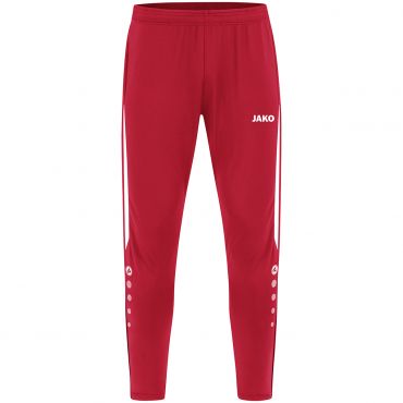 JAKO Pantalon d'entrainement Power 8423 Rouge Blanc