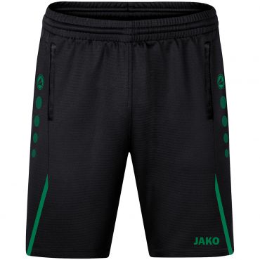 JAKO Short d'entrainement Challenge 8521 Noir Vert